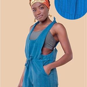 Soul Flower Blue Jumpsuit